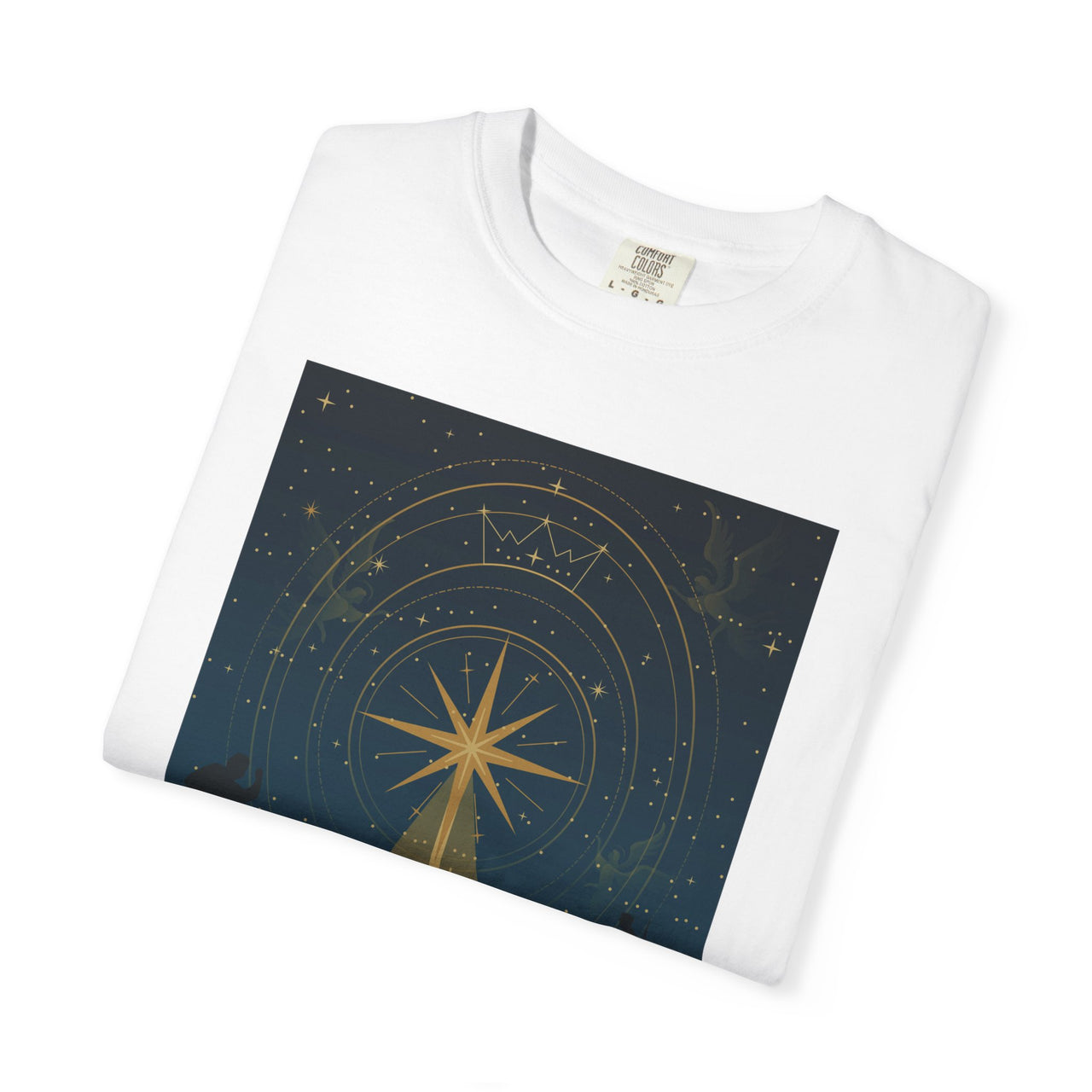 Unto Us - The Night of Arrival Vintage Nativity Christian Tee