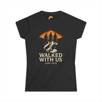 Women’s Walked With Us Bible Verse Christian Tee - Ctrl Alt Believe