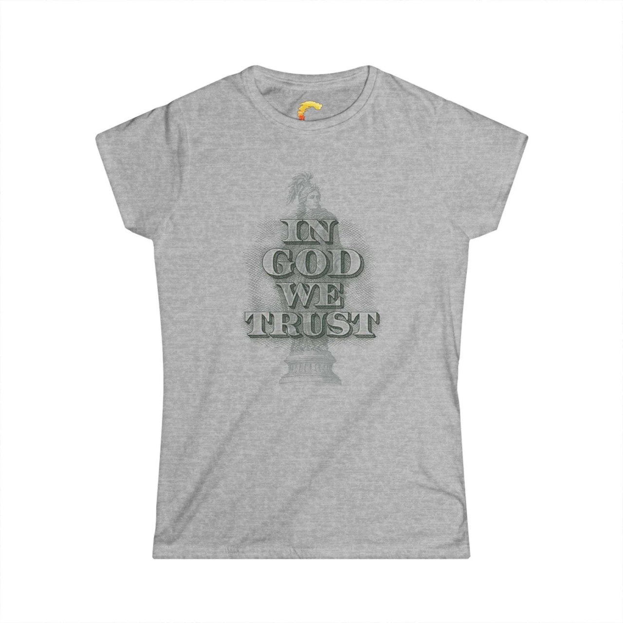 In God We Trust Women's Christian Faith Graphic T-Shirt - Ctrl Alt Believe