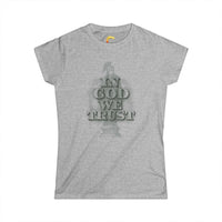 In God We Trust Women's Christian Faith Graphic T-Shirt - Ctrl Alt Believe