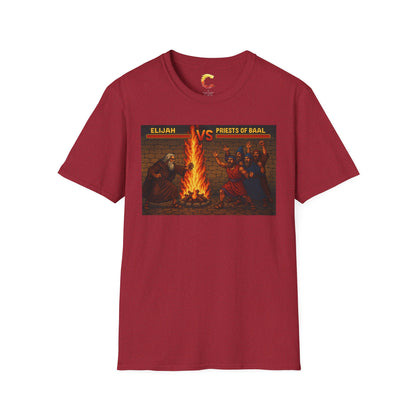 Elijah vs. Baal Fighters – Retro Showdown Tee