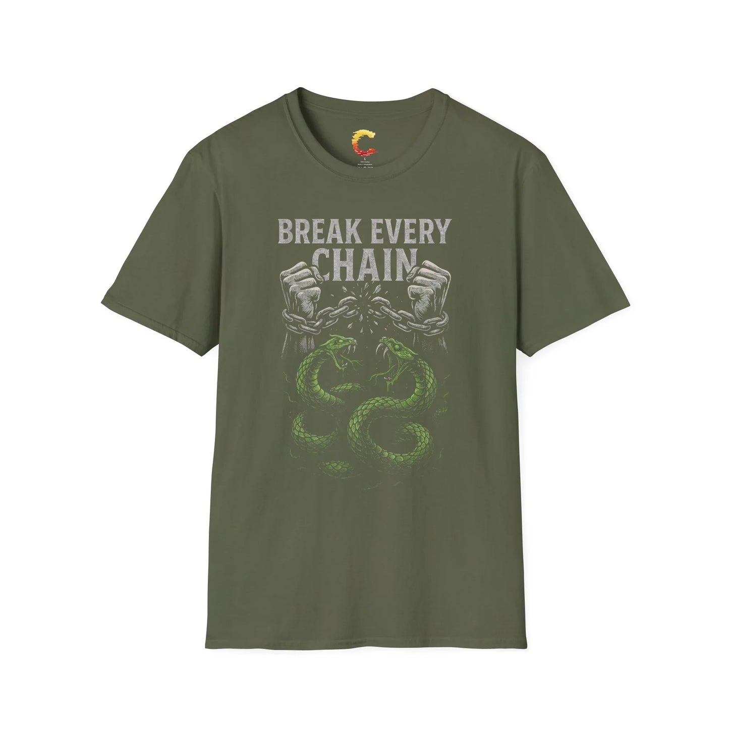 Break Every Chain Graphic Christian T-Shirt – Bold Faith Streetwear - Ctrl Alt Believe
