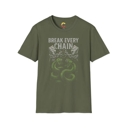 Break Every Chain Graphic Christian T-Shirt – Bold Faith Streetwear - Ctrl Alt Believe
