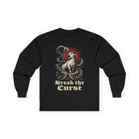 Break the Curse Roaring Lamb Christian Graphic Long Sleeve Tee