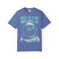 Not of This World Astronaut Cross Helmet Christian Tee