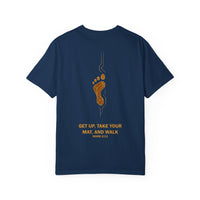 Inspirational Christian Tee Healing the Paralytic Rise and Walk Design