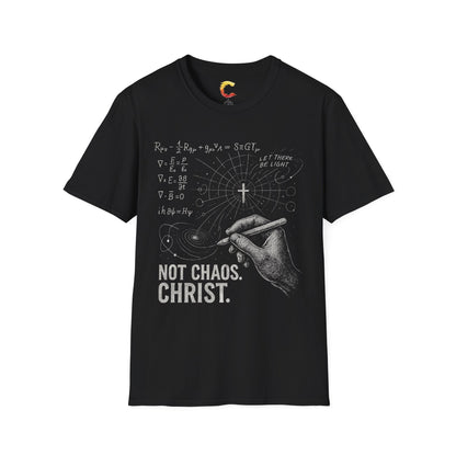 "Not Chaos. Christ." – Physics x Faith Tee