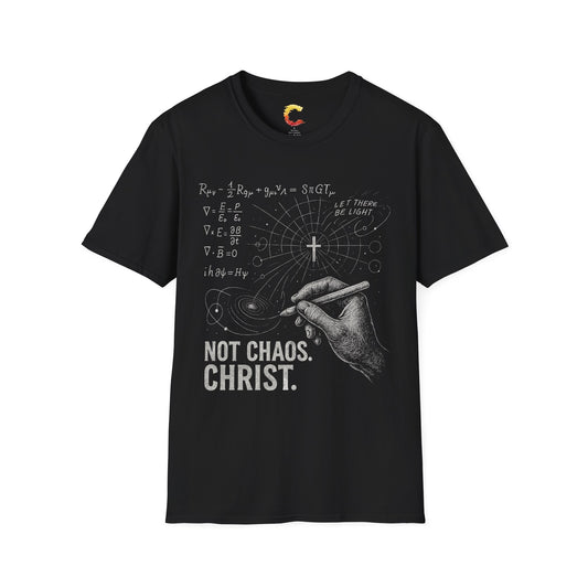"Not Chaos. Christ." – Physics x Faith Tee