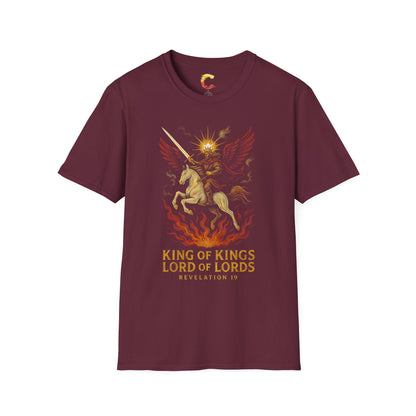 King of Kings – Rider on the White Horse (Revelation 19) Christian T-Shirt