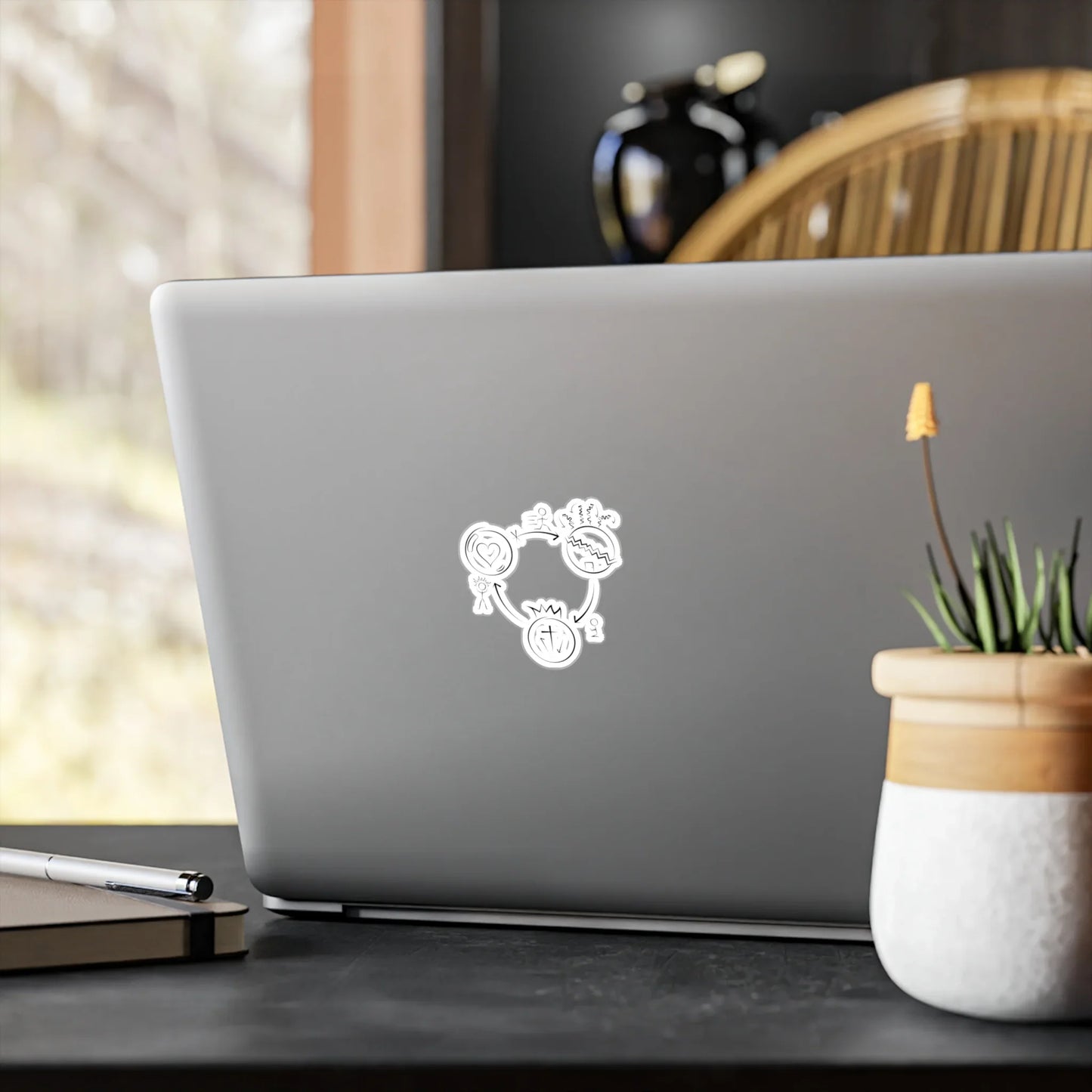 Three Circles Gospel Vinyl Decals - Ctrl Alt Believe