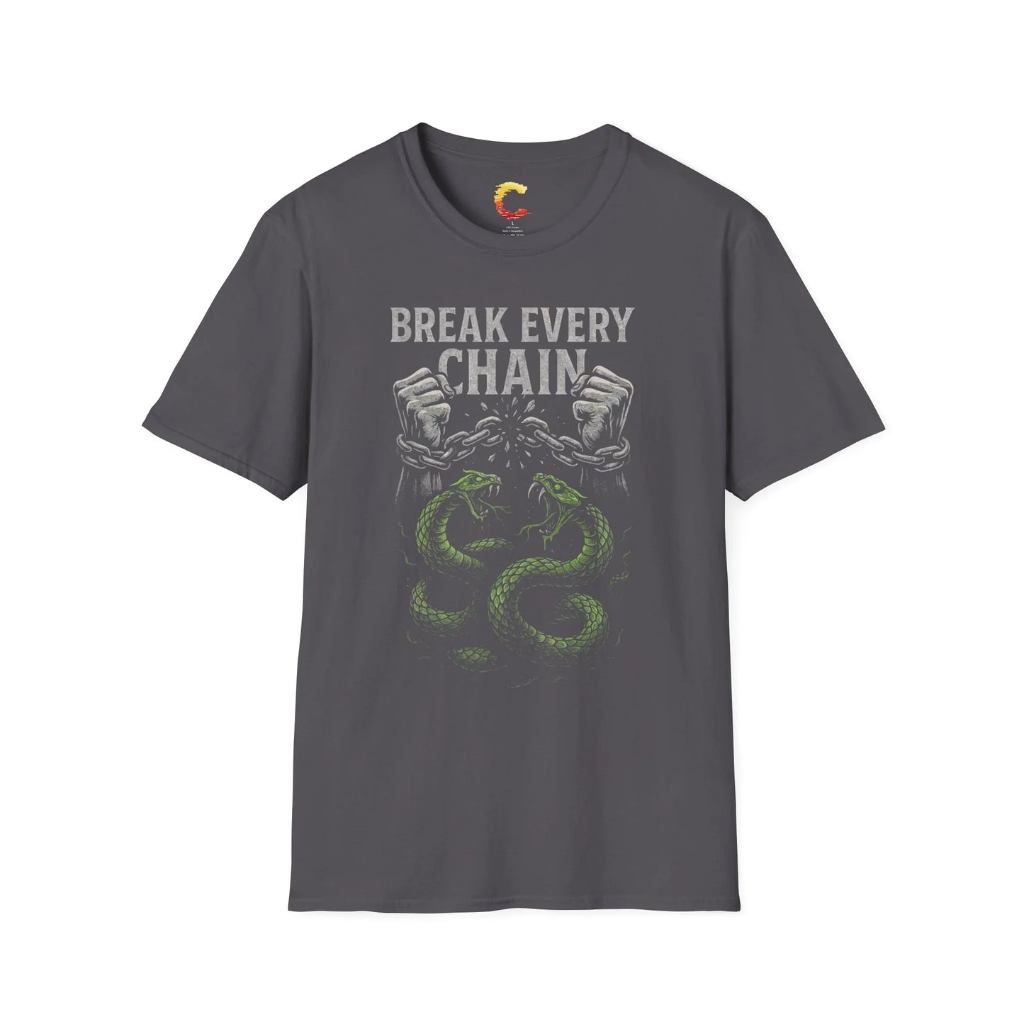 Break Every Chain Graphic Christian T-Shirt – Bold Faith Streetwear - Ctrl Alt Believe