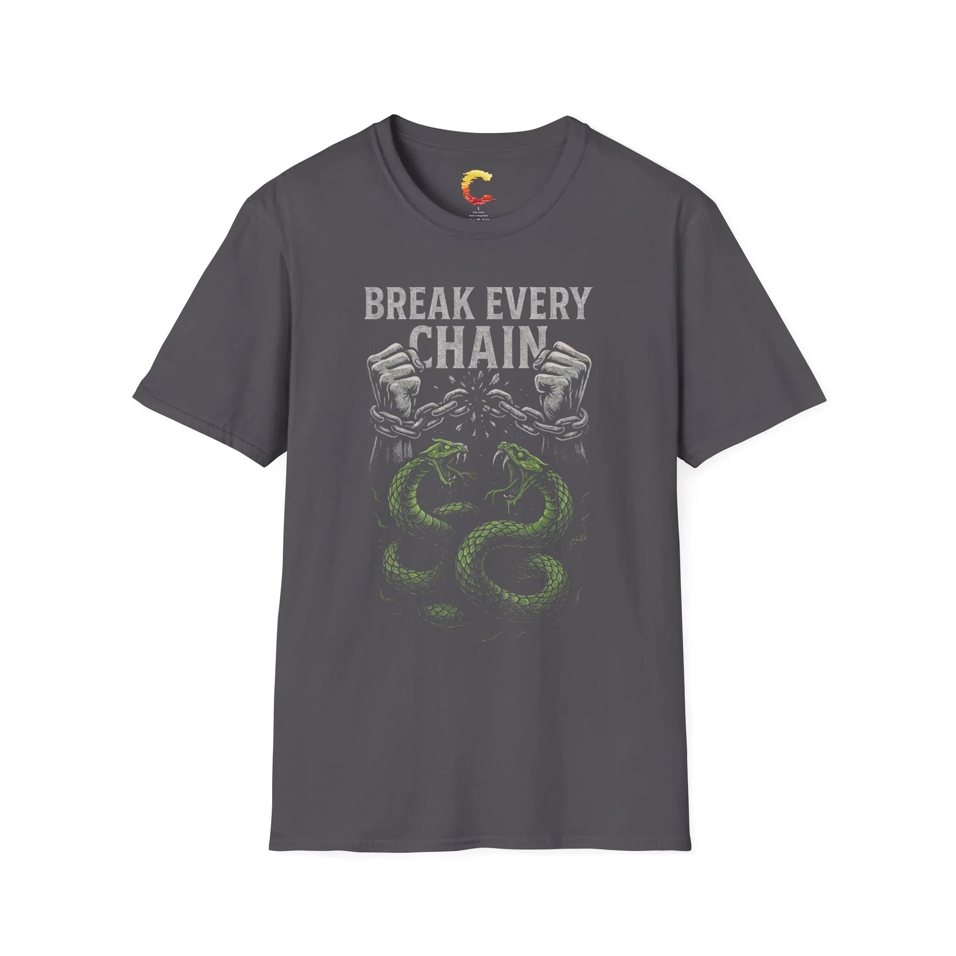 Break Every Chain Graphic Christian T-Shirt – Bold Faith Streetwear - Ctrl Alt Believe