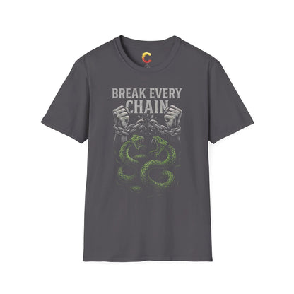 Break Every Chain Graphic Christian T-Shirt – Bold Faith Streetwear - Ctrl Alt Believe