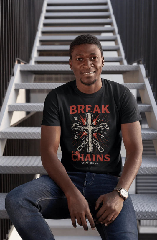 Break the Chains Christian Faith Graphic T-Shirt - Ctrl Alt Believe