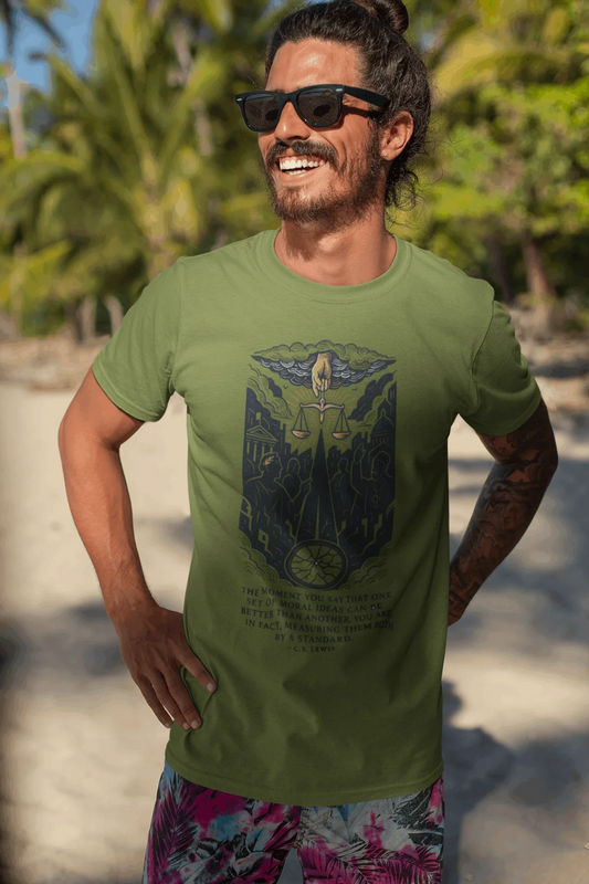 Law Above C.S. Lewis Collection Christian Tee - Ctrl Alt Believe