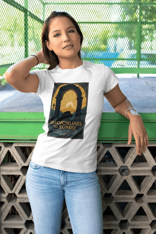 Shadowlands to Sunrise Christian Faith Graphic Tee - Ctrl Alt Believe