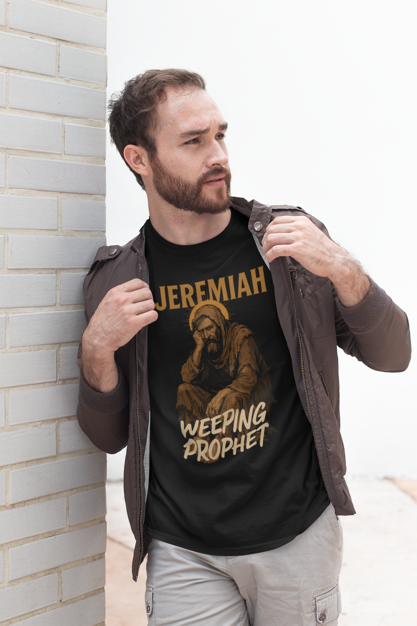 Jeremiah Weeping Prophet T-Shirt, Unisex Graphic Tee, Biblical Inspired Apparel, Casual Wear, Unique Gift Idea