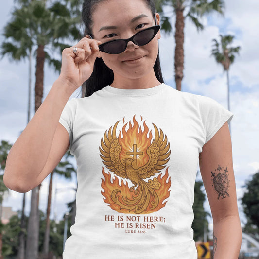 Jesus Phoenix Christian Tee - Ctrl Alt Believe