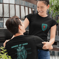 Armor of God Mecha Suit Anime Gundam Christian Tee - Ctrl Alt Believe