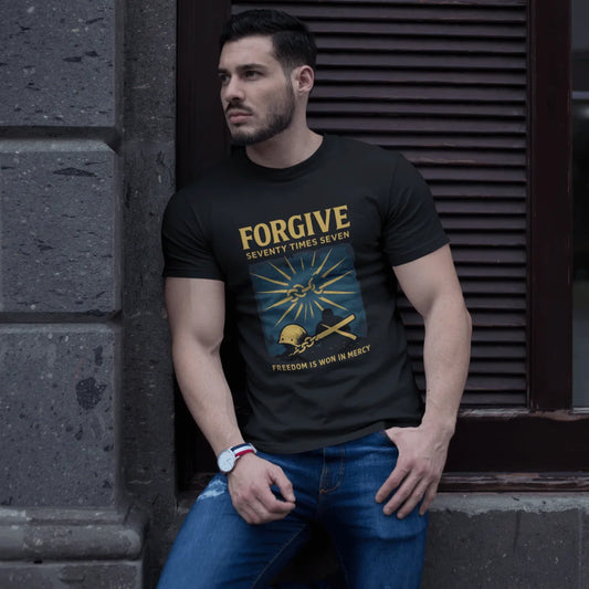 Forgive 70x7 Matthew 18:22 Christian Command Tee - Ctrl Alt Believe