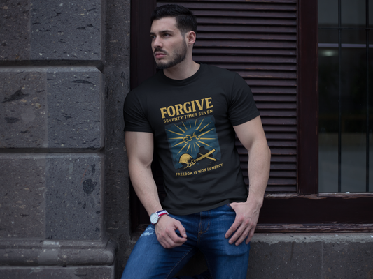 Forgive 70x7 Christian T-Shirt | Matthew 18:22 | Command Series Tee