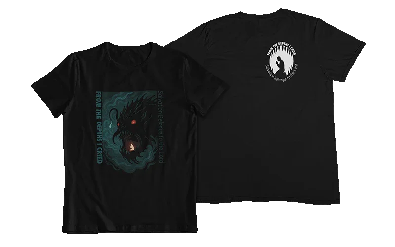 From the Depths Jonah & the Leviathan Christian Tee - Ctrl Alt Believe
