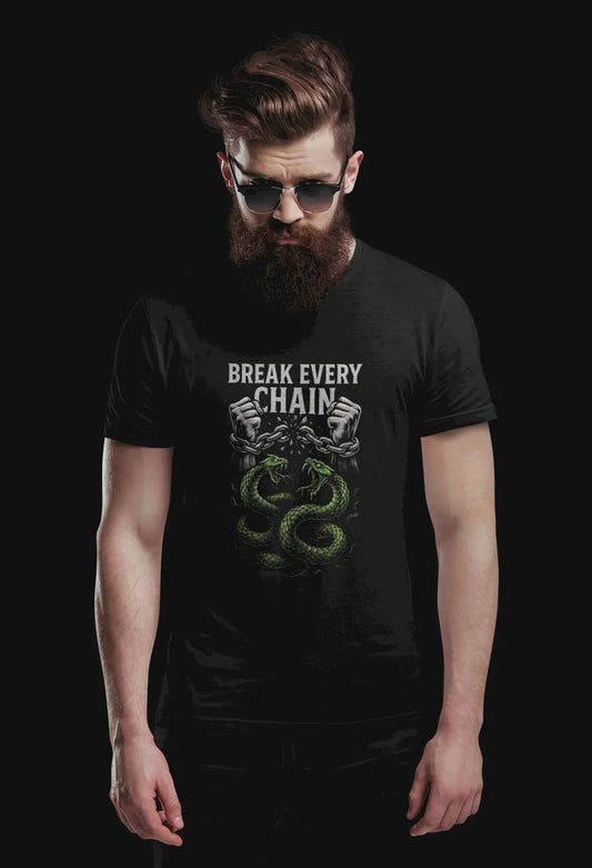 Break Every Chain Graphic Christian T-Shirt – Bold Faith Streetwear