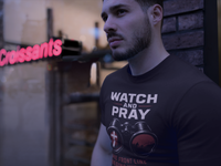 Watch and Pray Matthew 26:41 Christian Command Tee