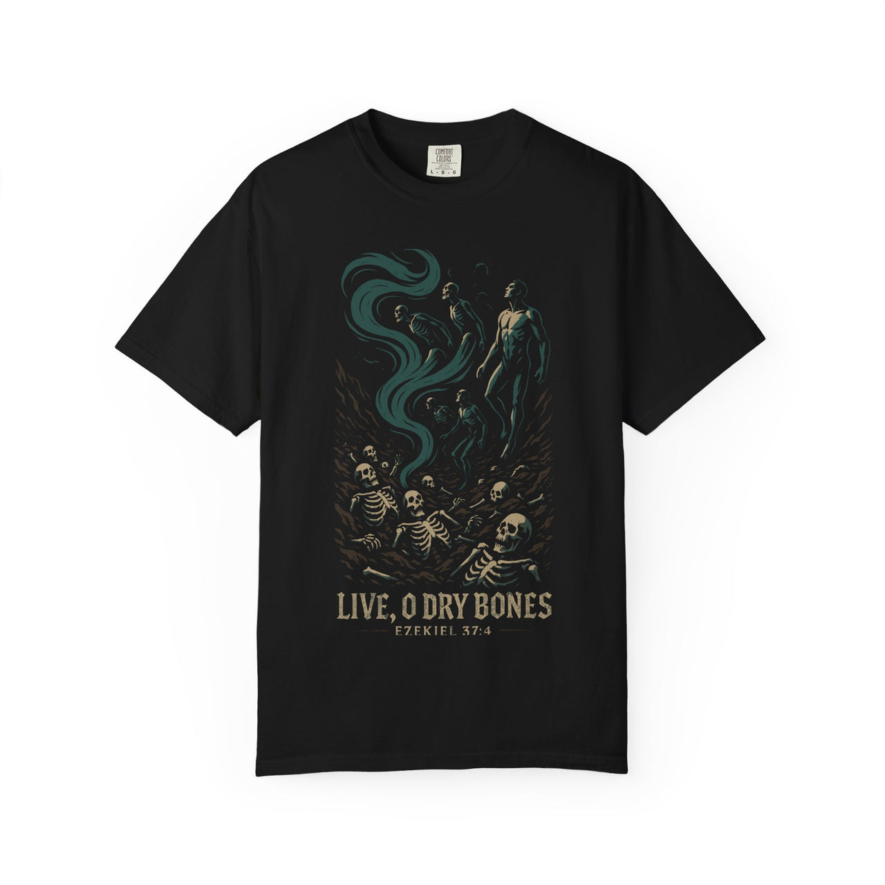 Live O Dry Bones Ezekiel 37 Christian Graphic Tee
