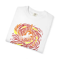 Carried by Flame Elijah’s Fiery Chariot Christian Tee