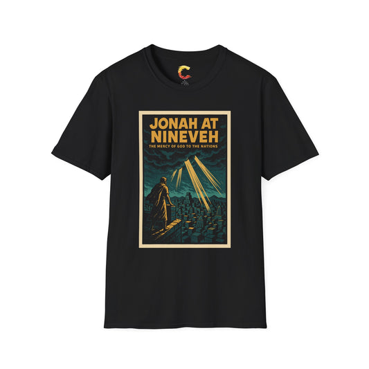 Jonah at Nineveh – Graphic Novel Mercy Tee