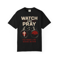 Watch and Pray Matthew 26:41 Christian Command Tee