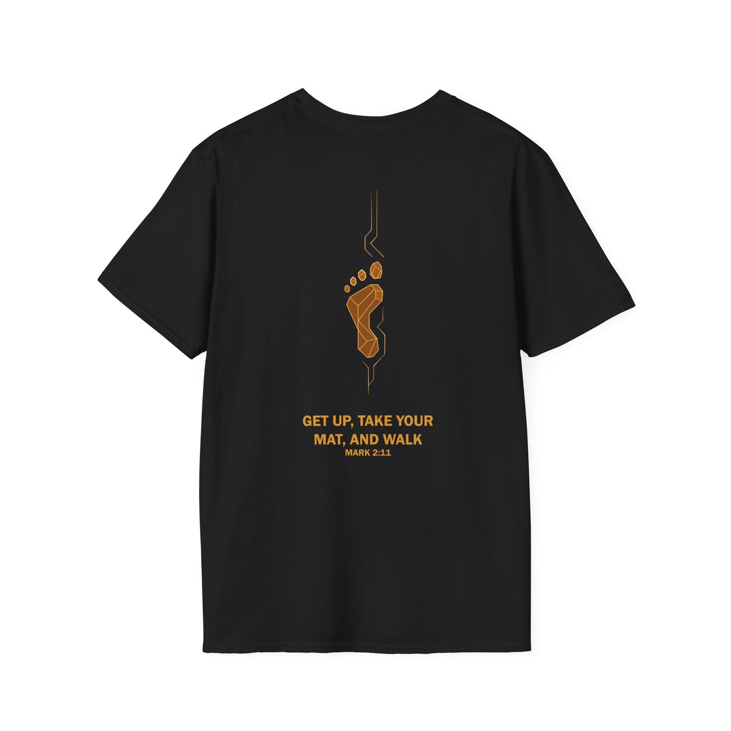 Healing the Paralytic - Rise and Walk Christian T-Shirt