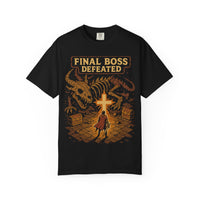 Final Boss Defeated Death Has No Sting Christian Tee