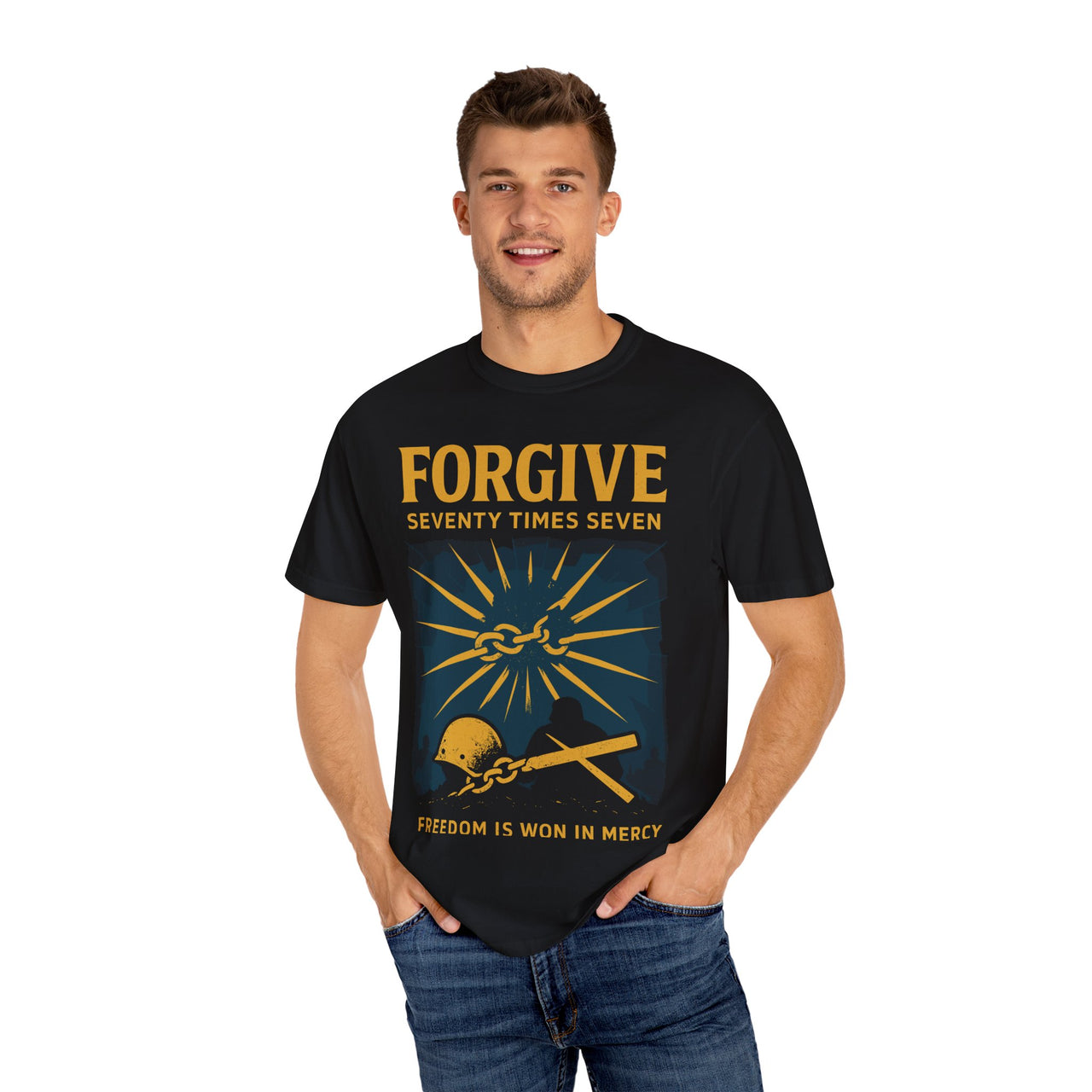Forgive 70x7 Matthew 18:22 Christian Command Tee
