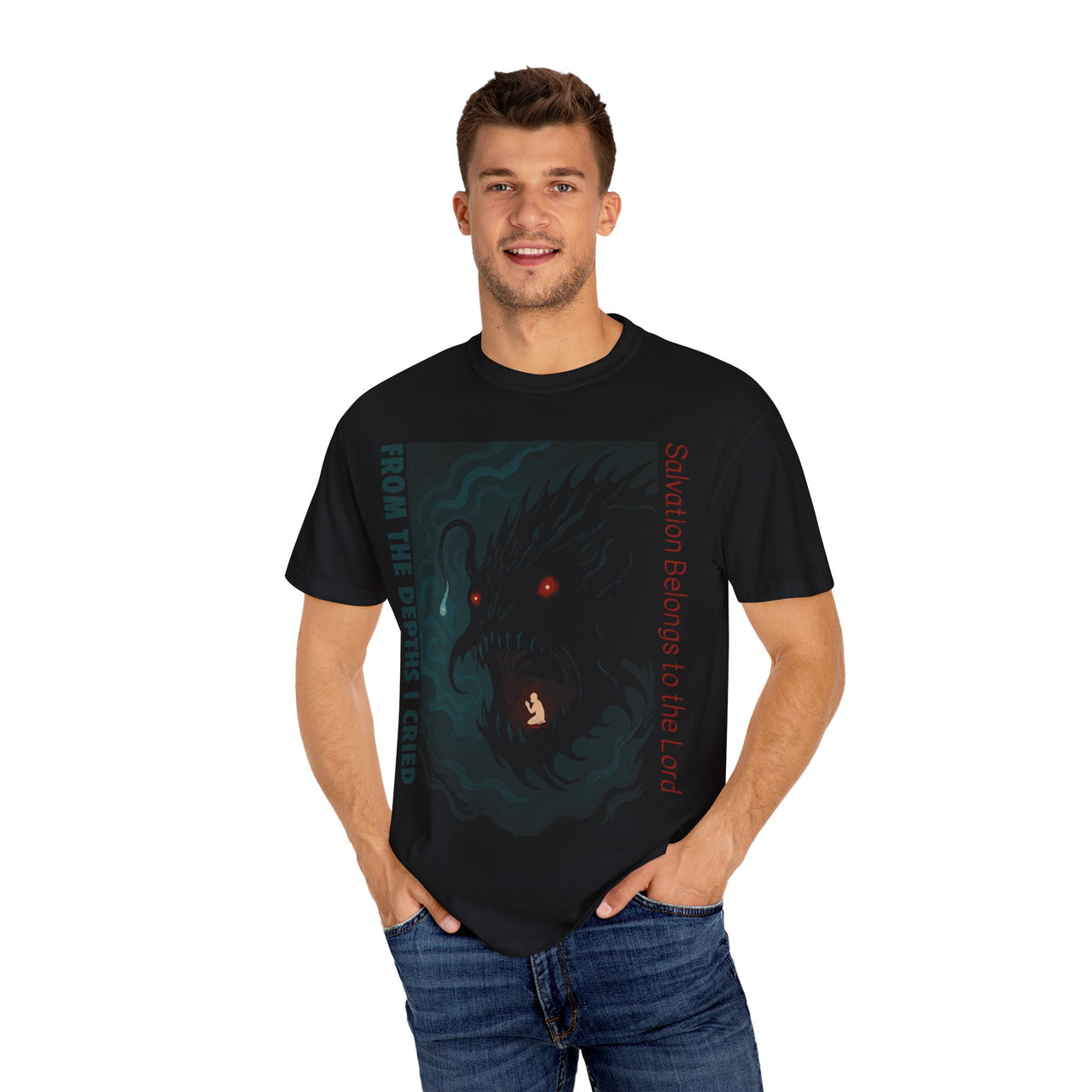 From the Depths Jonah & the Leviathan Christian Tee