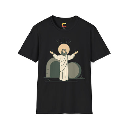 Minimalist Resurrection of Christ Illustration