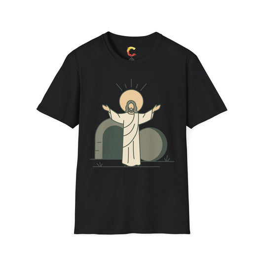 Minimalist Resurrection of Christ Illustration