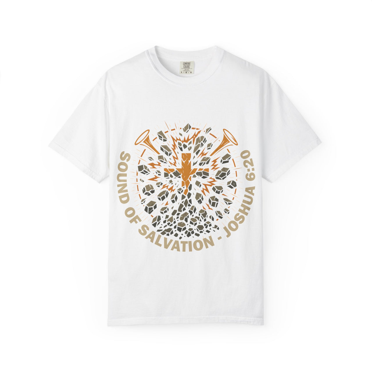 Sound of Salvation Joshua 6:20 Christian Graphic Tee