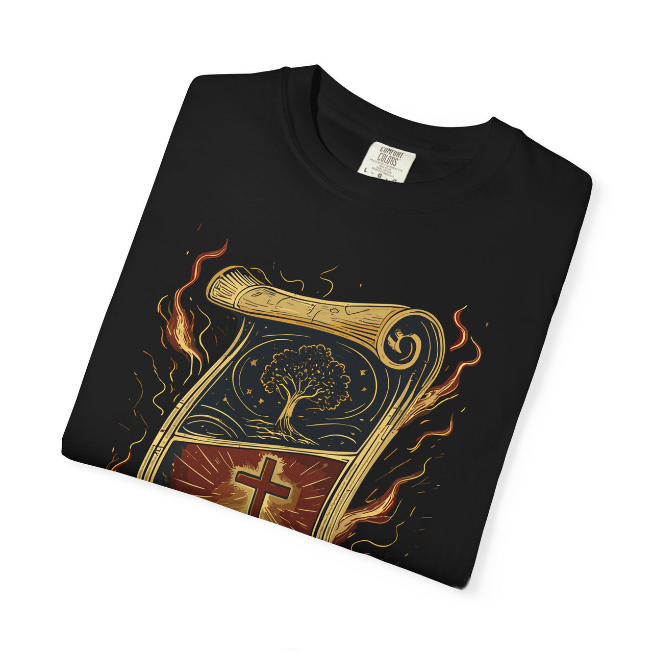 Scroll Still Unfolds Epic Biblical Saga Christian Tee