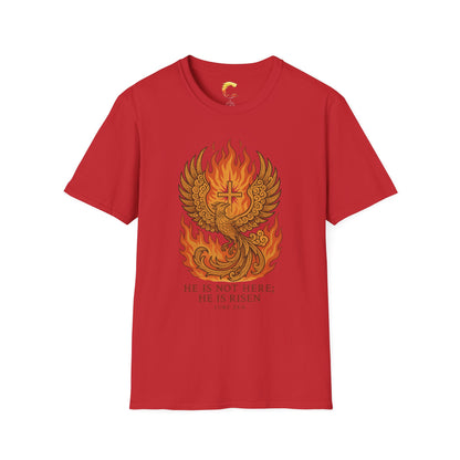 Spiritual Phoenix T-Shirt, Inspirational Tee, Faith-Based Apparel, Easter Gift, Unisex Casual Wear