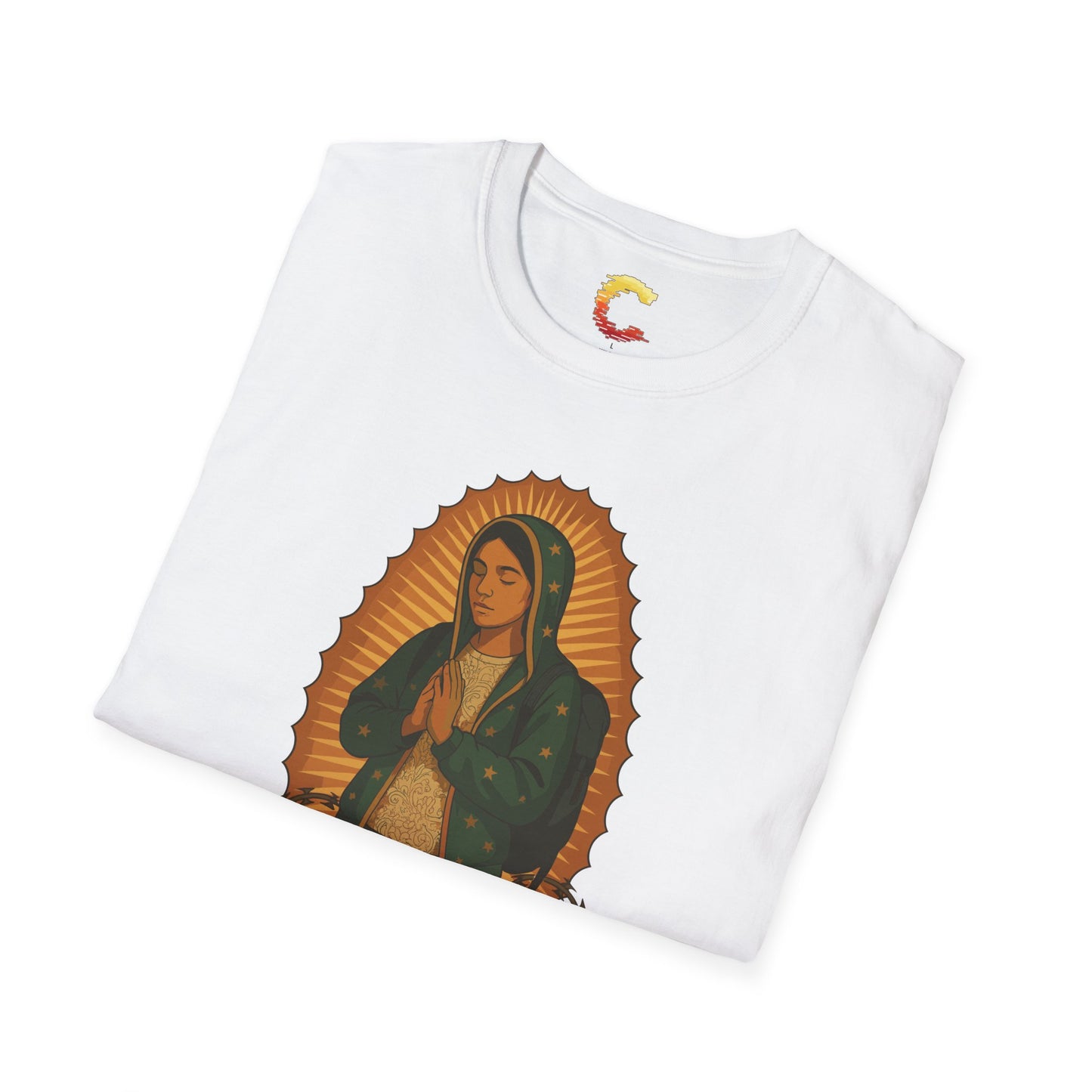 Virgin of Guadalupe Immigrant T-Shirt – Our Lady of the Journey