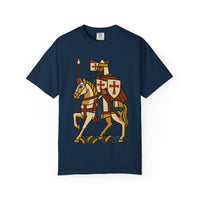 Crusader King Medieval Warrior Christian Graphic Tee