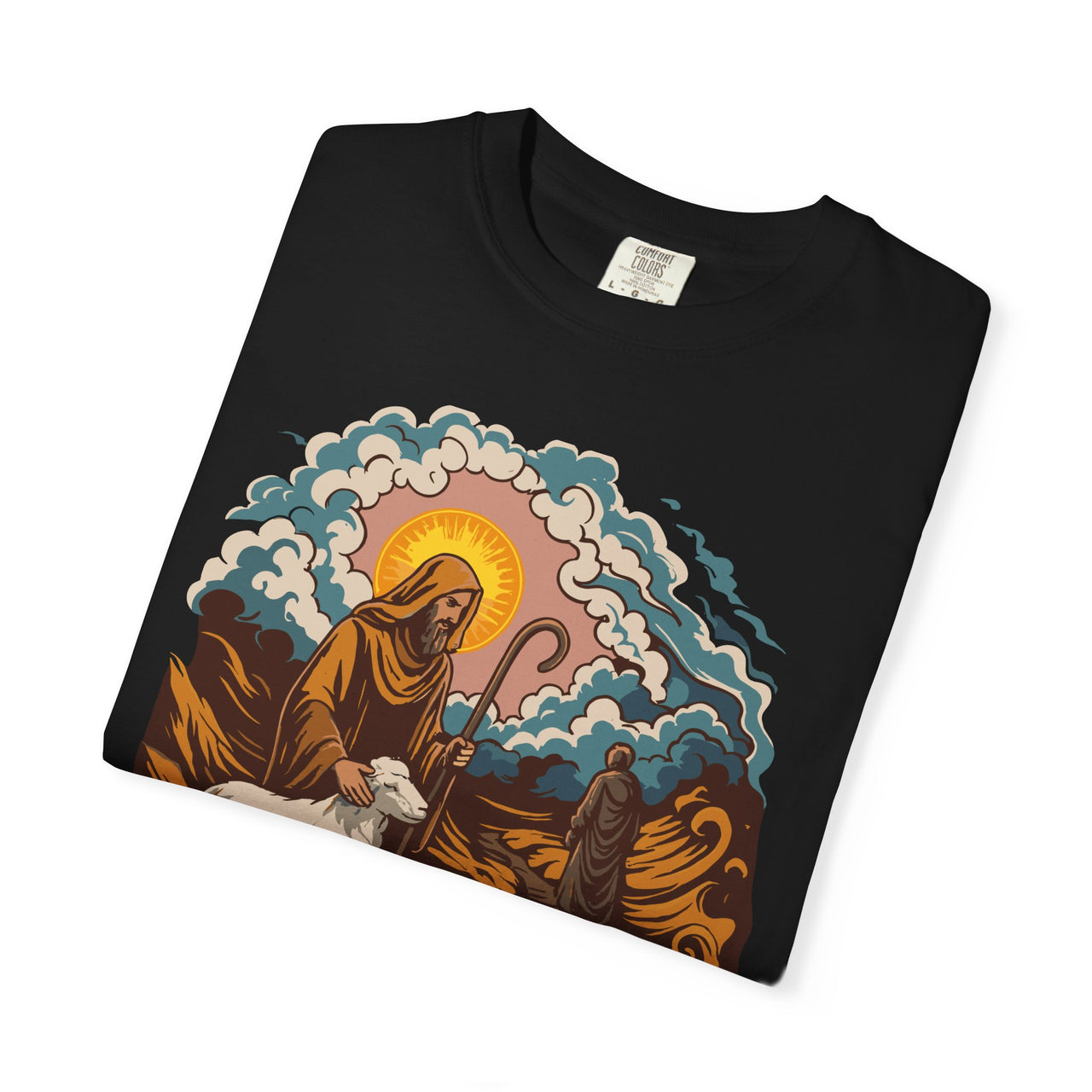 The Lord Is My Shepherd Psalm 23 Christian Faith Graphic T-Shirt Apparel