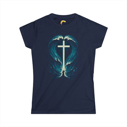 Women's Faith-Inspired Softstyle Tee - Perfect for Christian Events, Everyday Wear, Church Gatherings, Inspirational Gifts, Casual Style