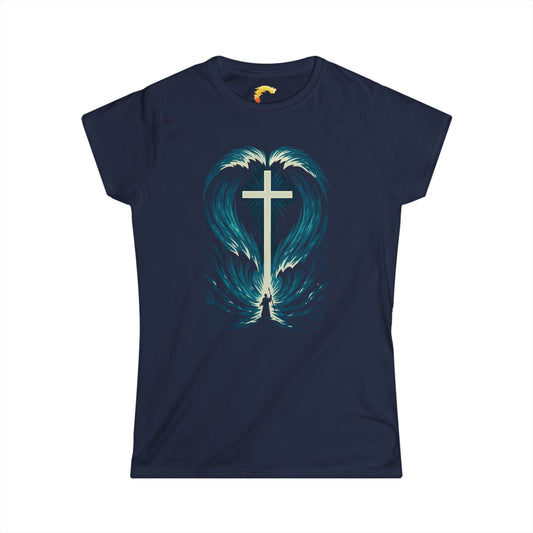 Women's Faith-Inspired Softstyle Tee - Perfect for Christian Events, Everyday Wear, Church Gatherings, Inspirational Gifts, Casual Style