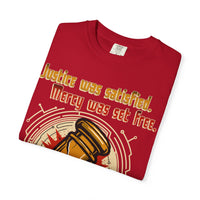 Gavel Split - Justice Meets Mercy Christian T-Shirt