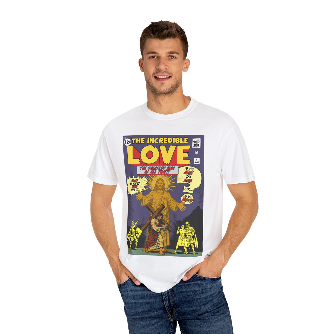 The Incredible Love - Silver Age Comic Christian Tee