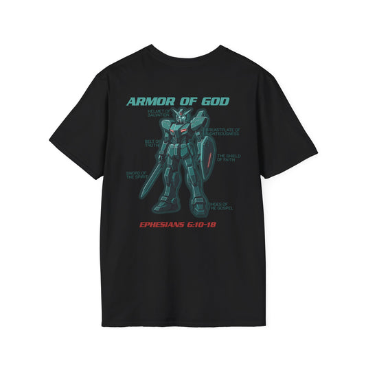 Armor of God Mecha Suit Tee – Ephesians 6:10-18 Anime Gundam Inspired