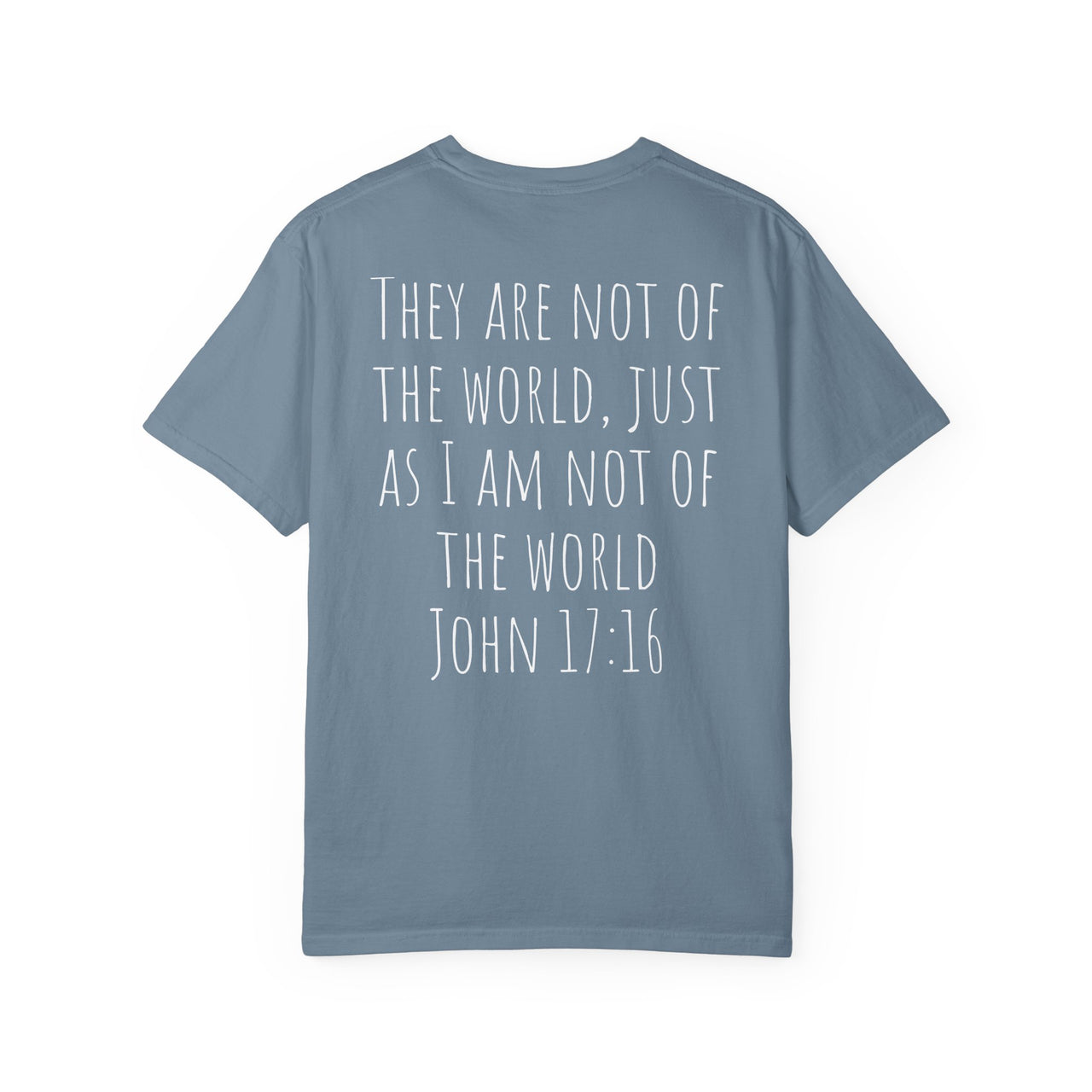Not of This World Astronaut Cross Helmet Christian Tee